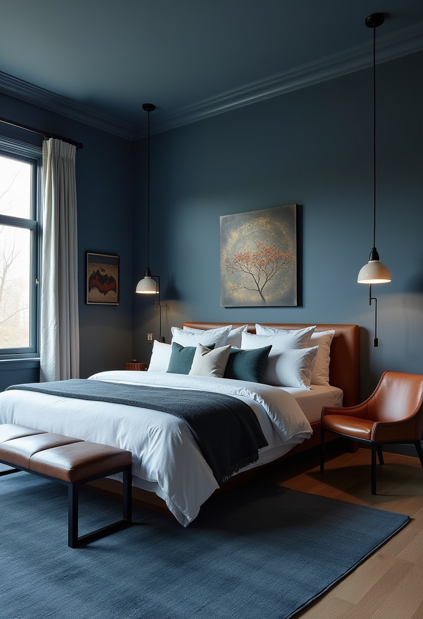 Dusty Blue Bedroom Ideas 16