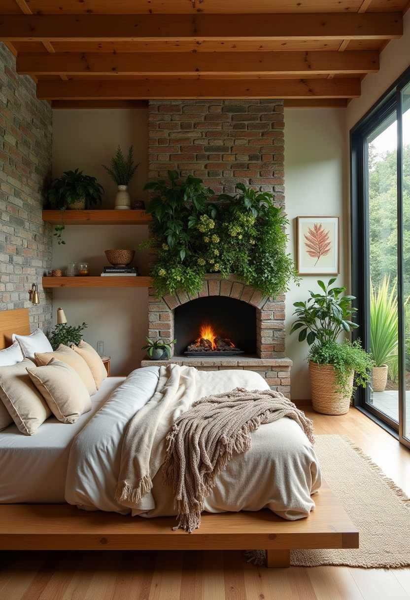 Small Bedroom With Fireplace 13
