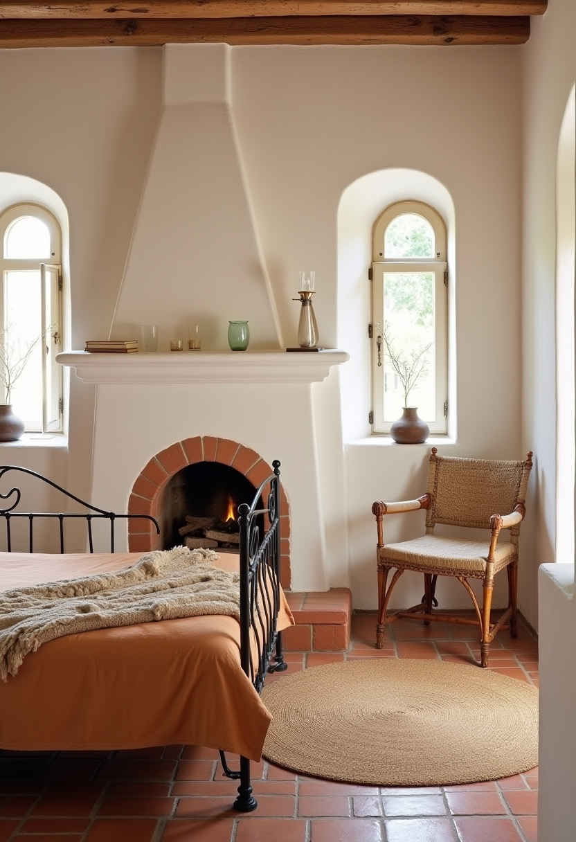 Small Bedroom With Fireplace 16