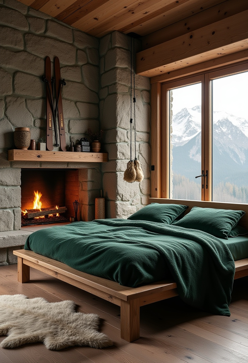 Small Bedroom With Fireplace 19