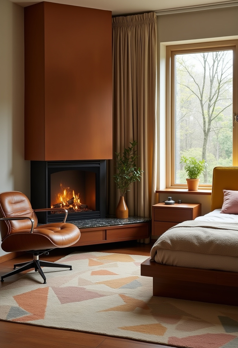Small Bedroom With Fireplace 7