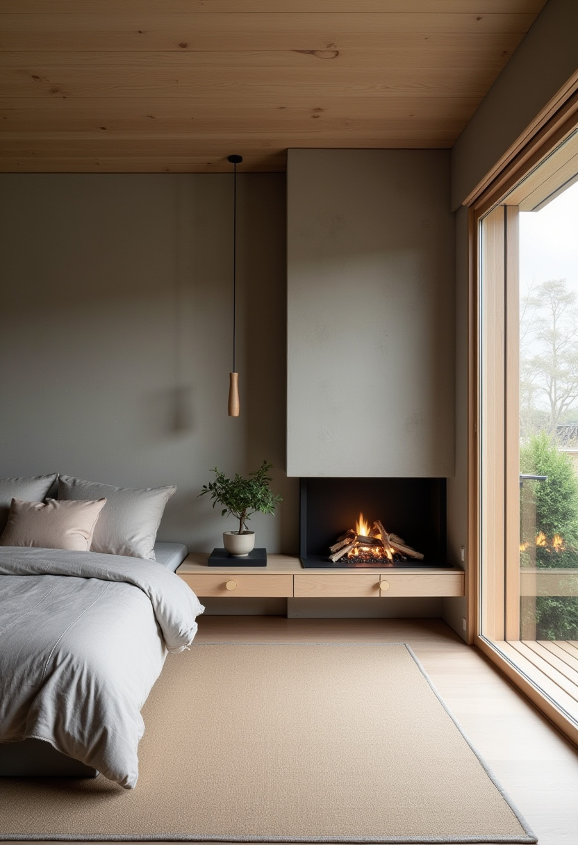 Small Bedroom With Fireplace 9