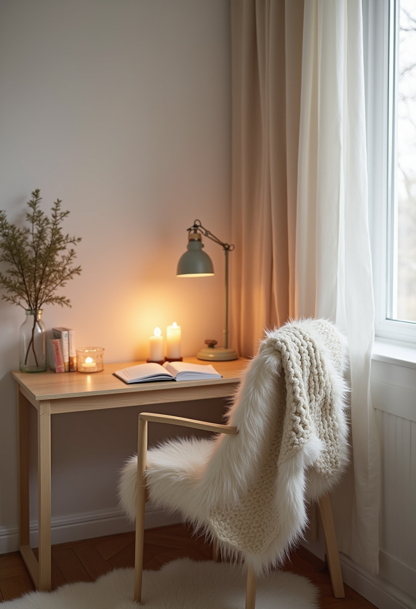 Small Bedroom With Study Table 12