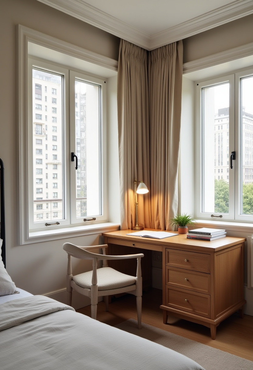 Small Bedroom With Study Table 20