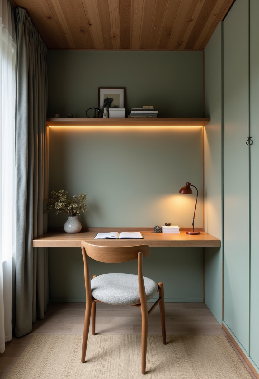 Small Bedroom With Study Table 5