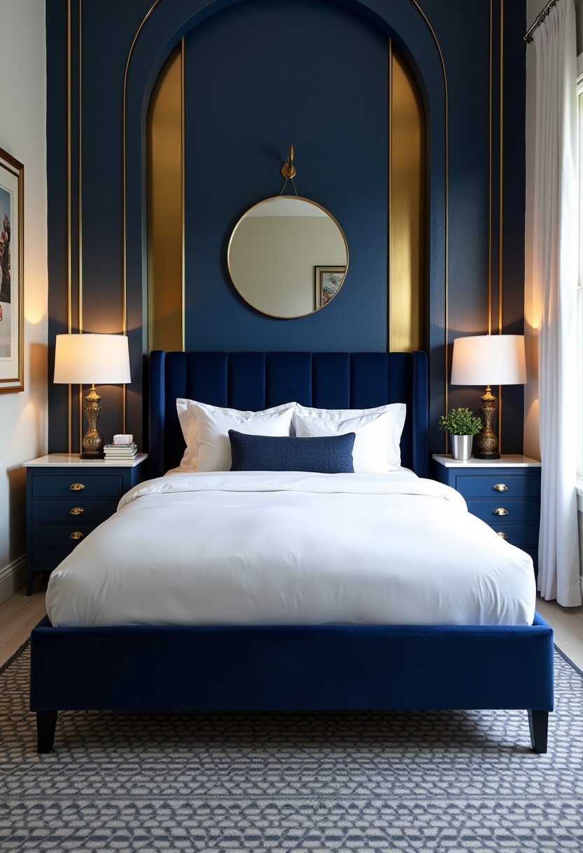 Small Blue Bedroom 11