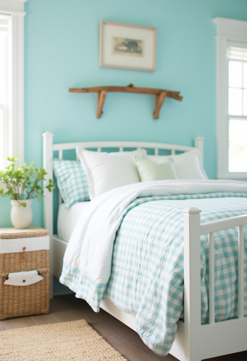 Small Blue Bedroom 12