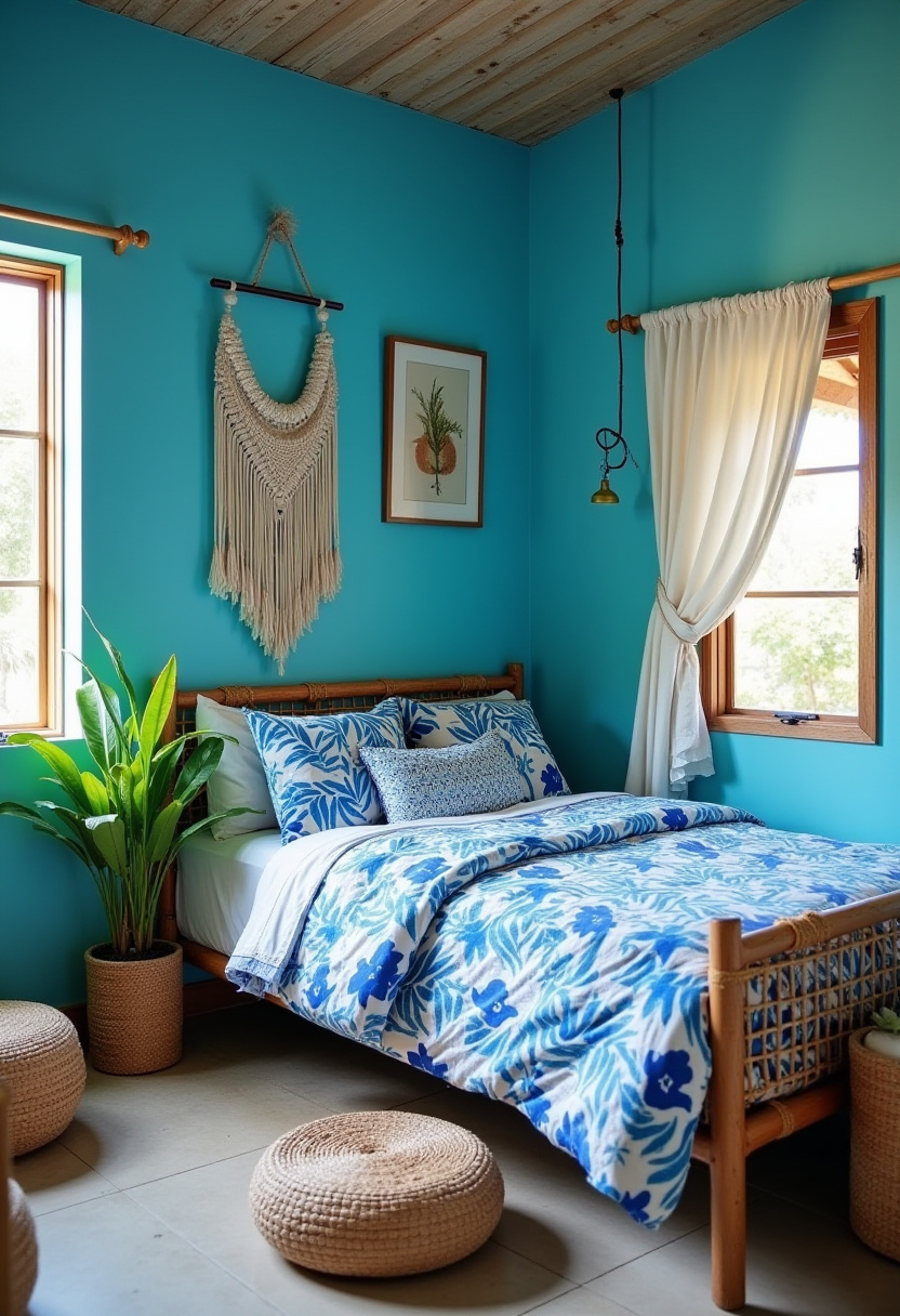 Small Blue Bedroom 18