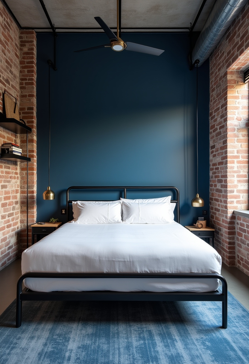 Small Blue Bedroom 4