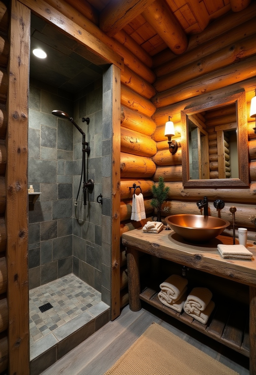 Small Cabin Bathroom Ideas 16