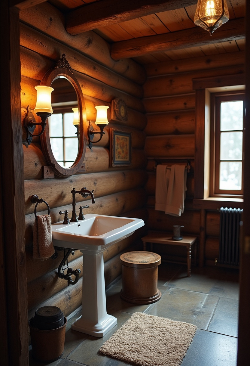 Small Cabin Bathroom Ideas 20