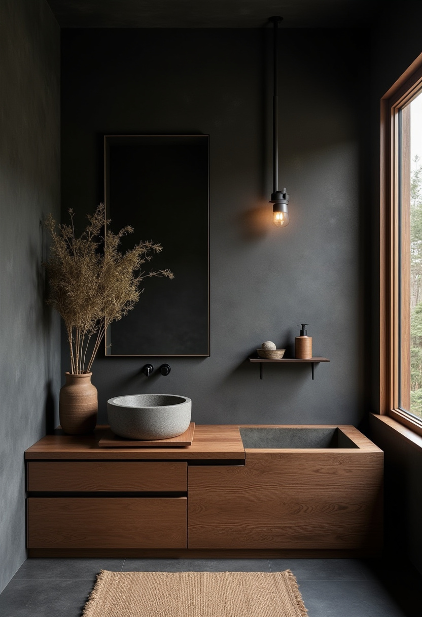 Small Dark Bathroom Ideas 11