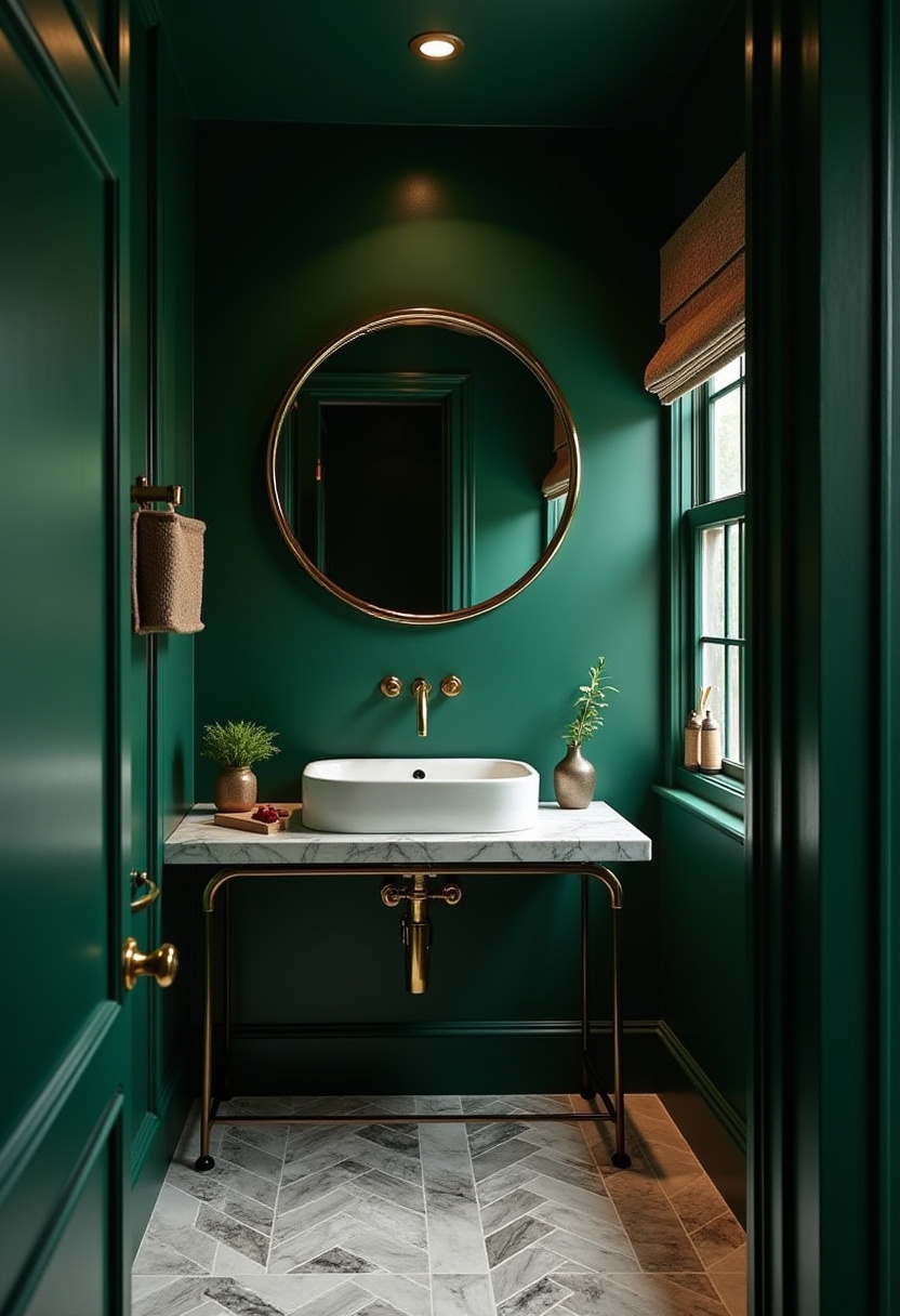 Small Dark Bathroom Ideas 13