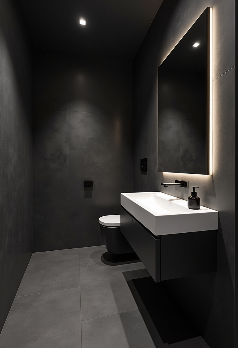 Small Dark Bathroom Ideas 14