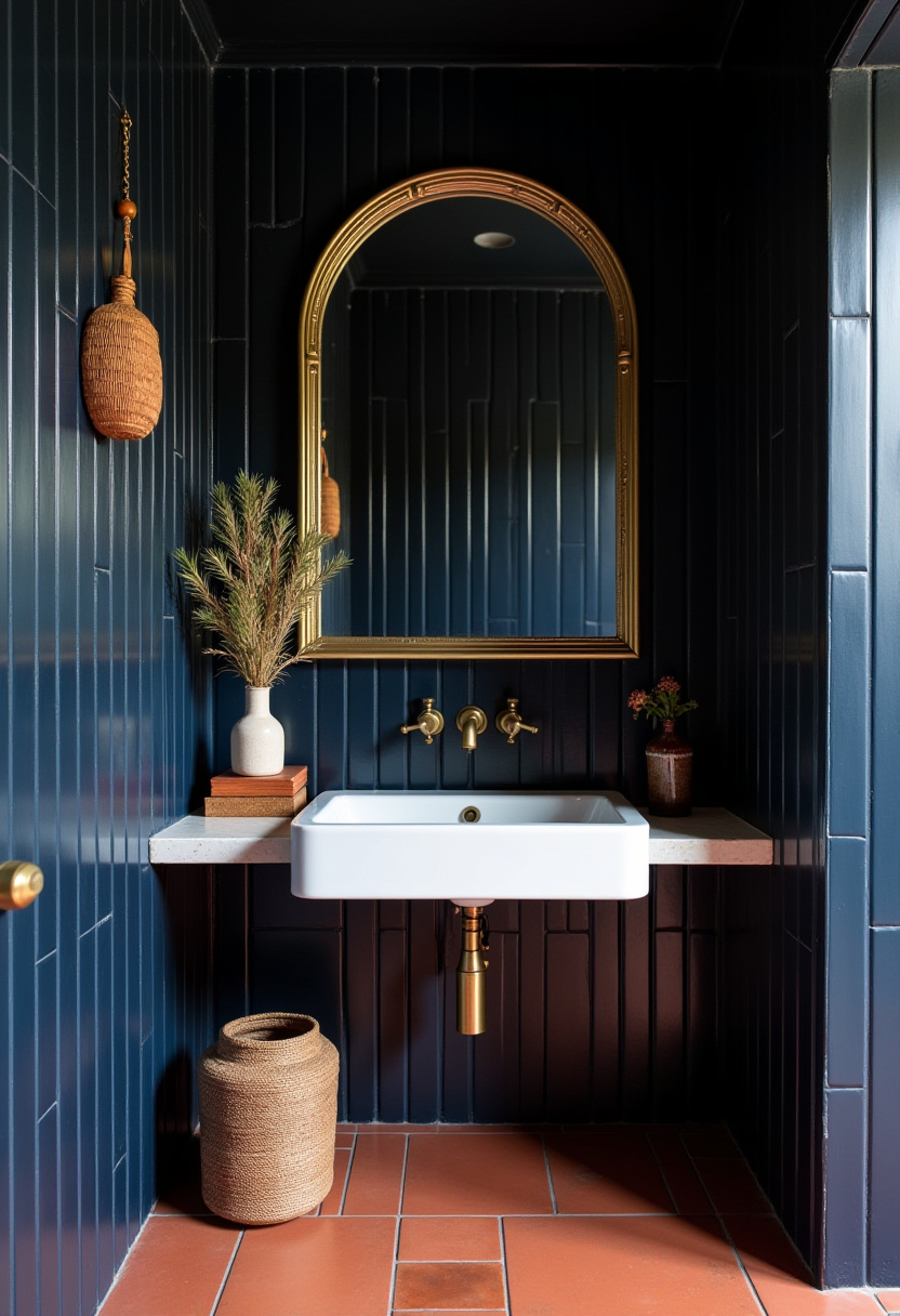 Small Dark Bathroom Ideas 16