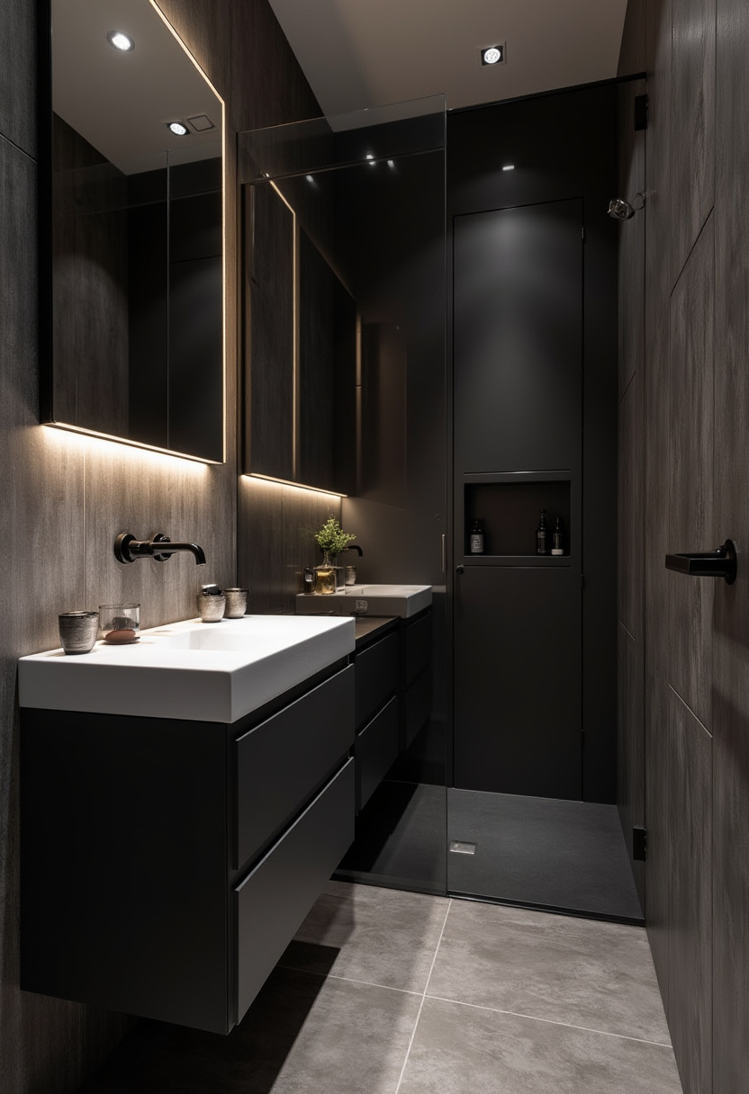 Small Dark Bathroom Ideas 17