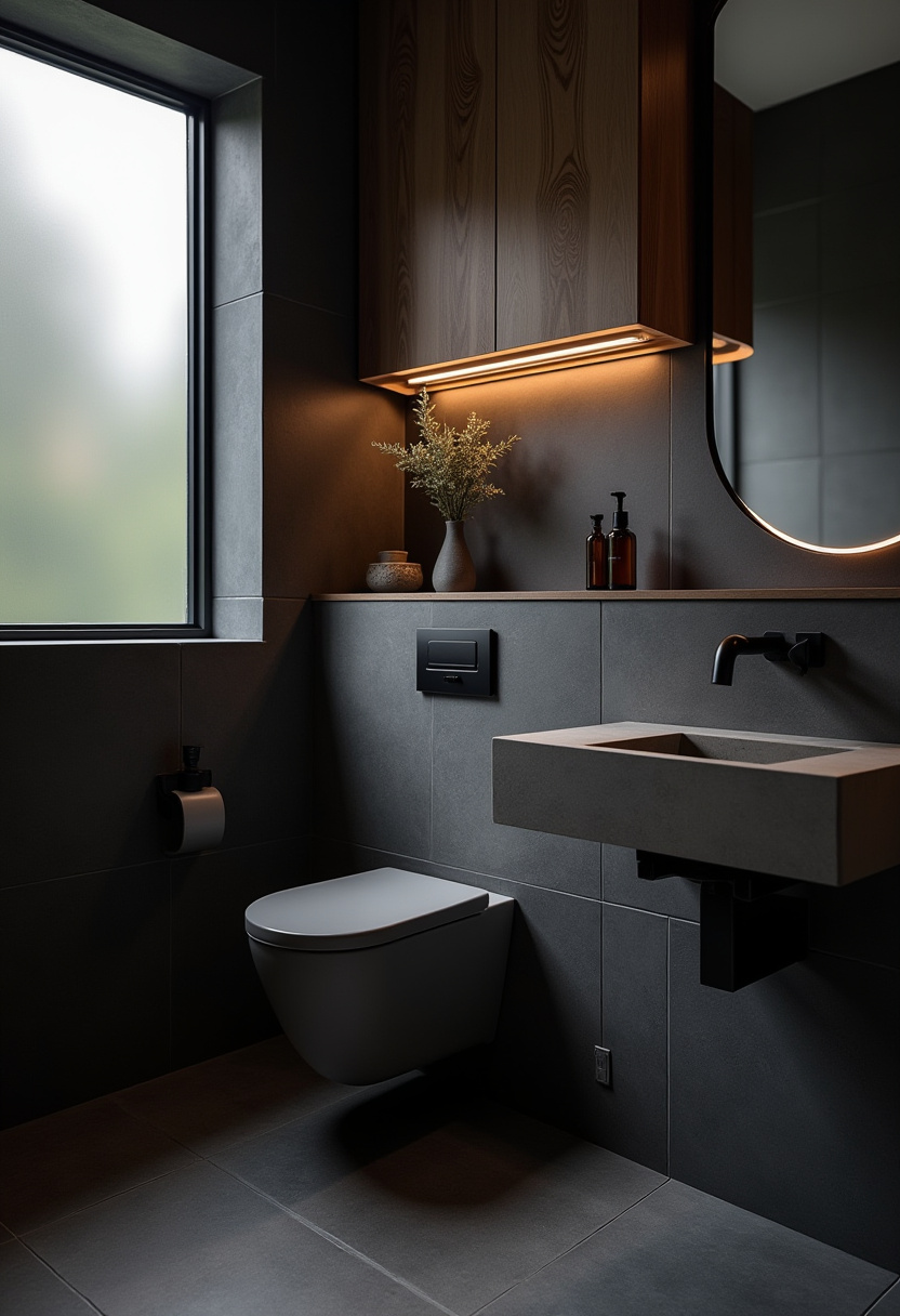Small Dark Bathroom Ideas 3