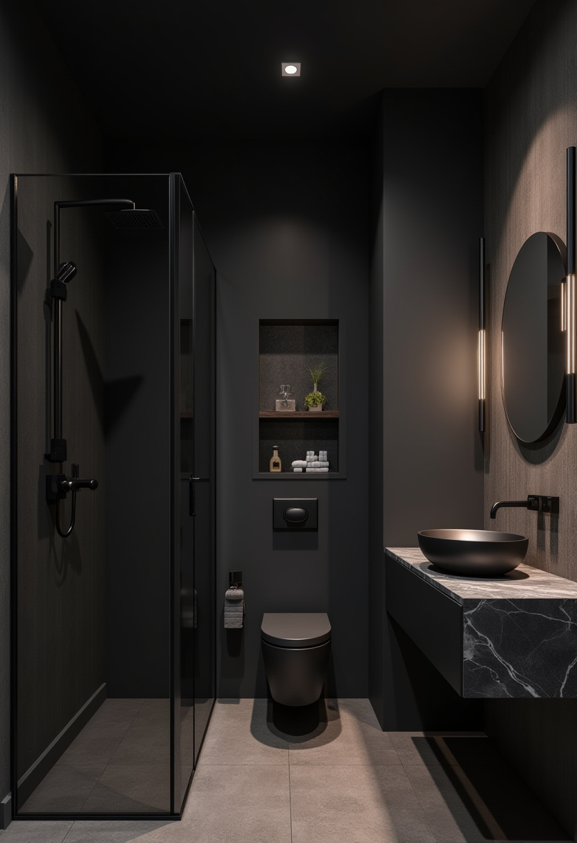 Small Dark Bathroom Ideas 5