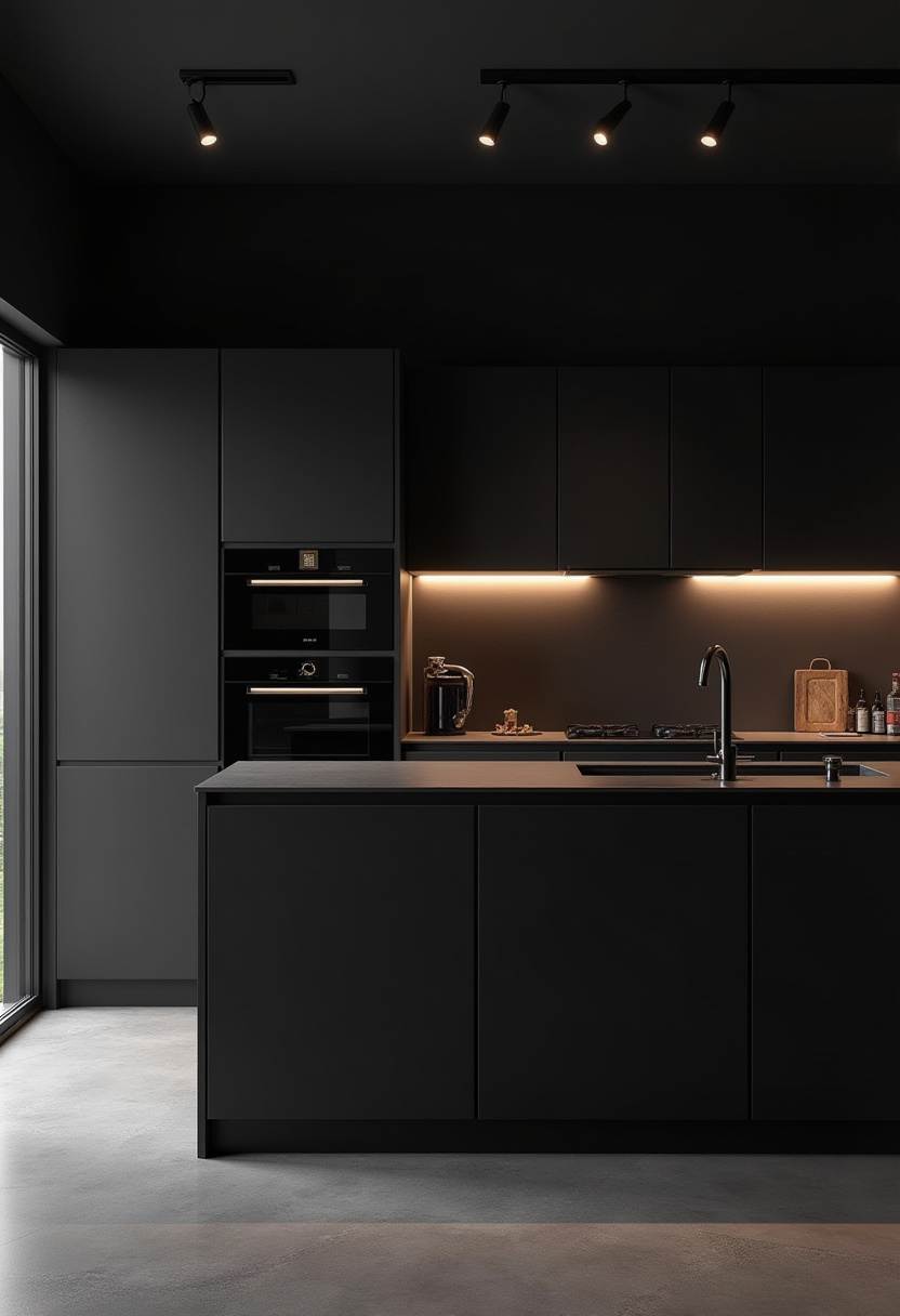 Small Dark Kitchen Ideas 11