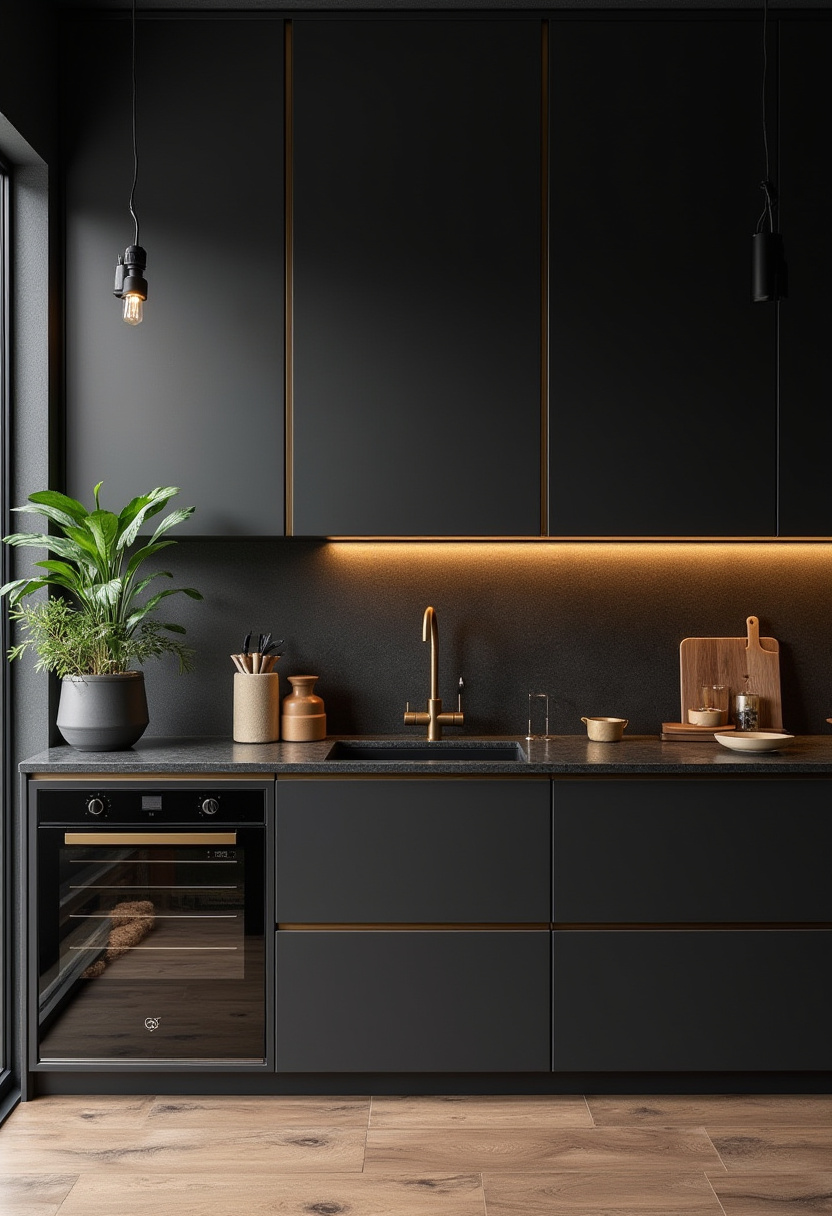 Small Dark Kitchen Ideas 15