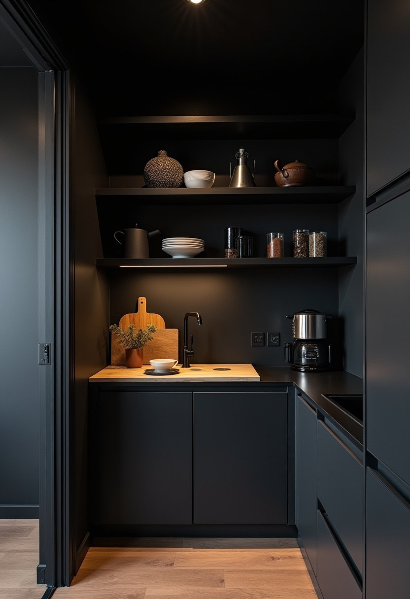 Small Dark Kitchen Ideas 16