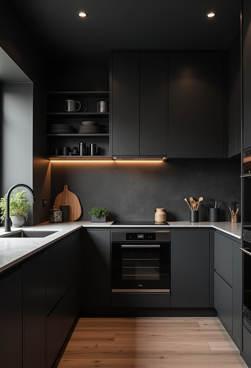 Small Dark Kitchen Ideas 4