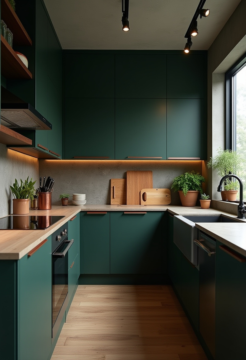 Small Dark Kitchen Ideas 5