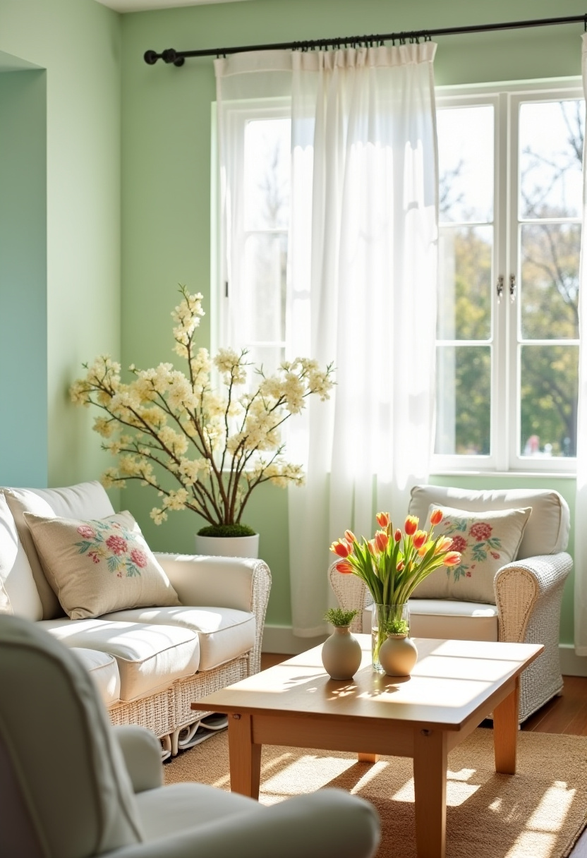 Spring Living Room Decor 1