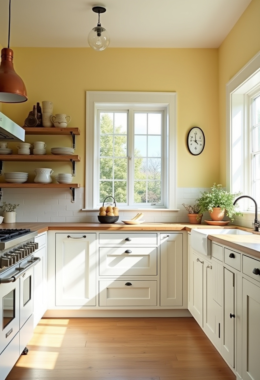 Yellow Kitchen Walls 1