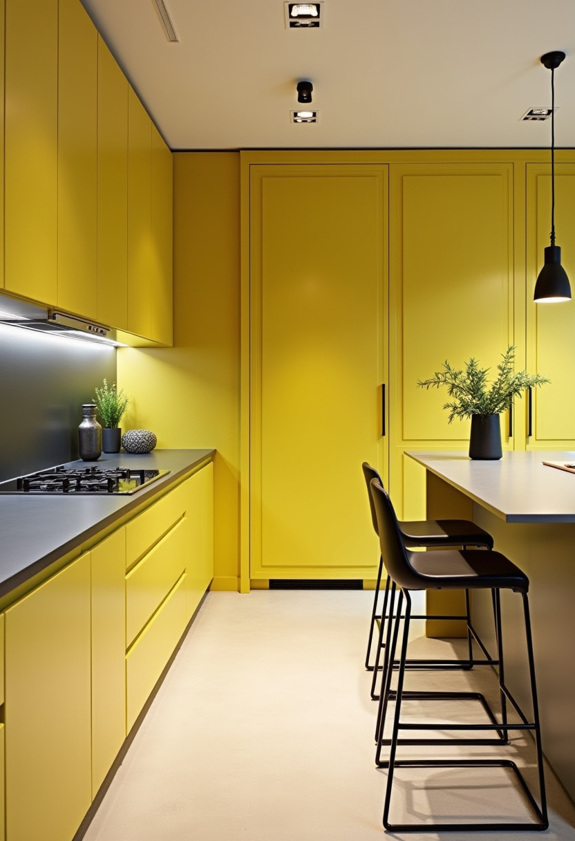 Yellow Kitchen Walls 11