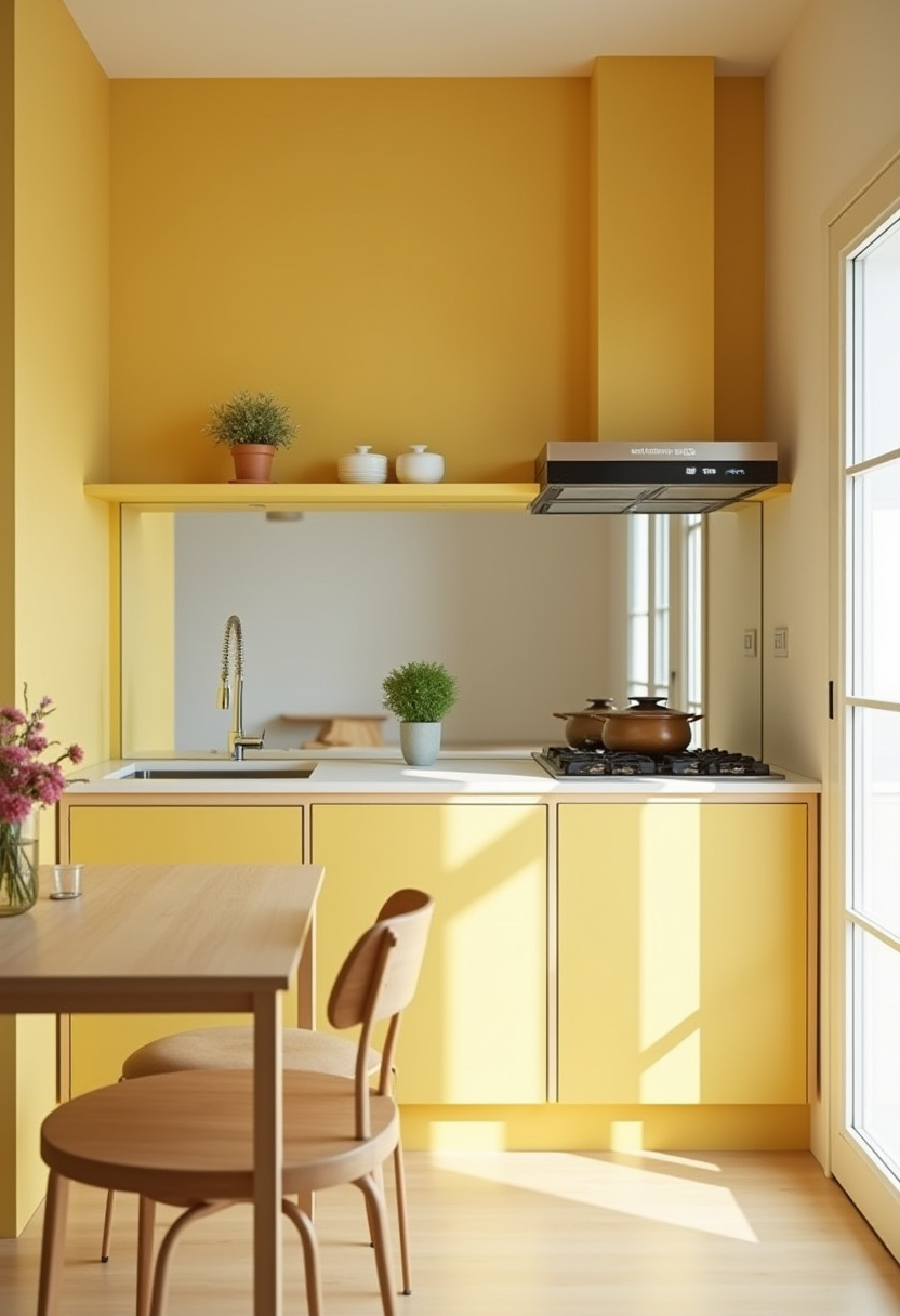 Yellow Kitchen Walls 14