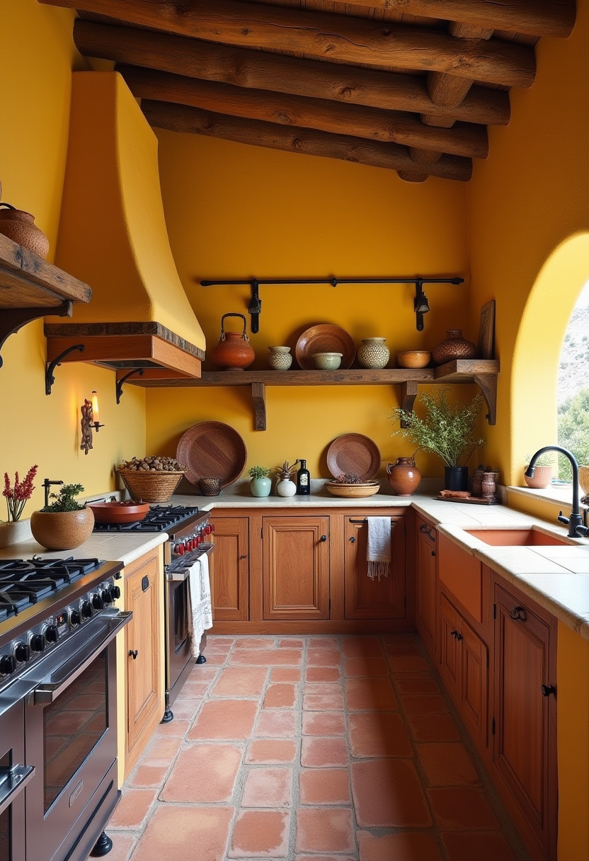 Yellow Kitchen Walls 15