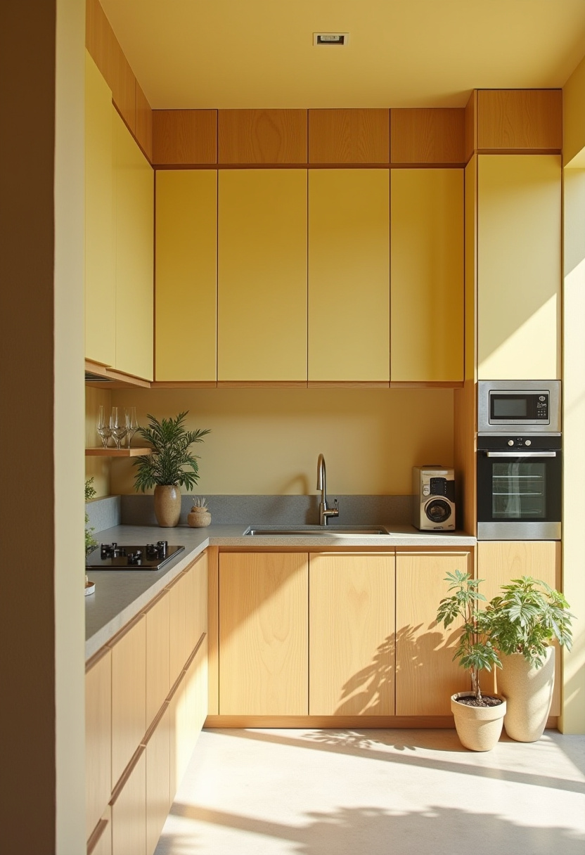 Yellow Kitchen Walls 16