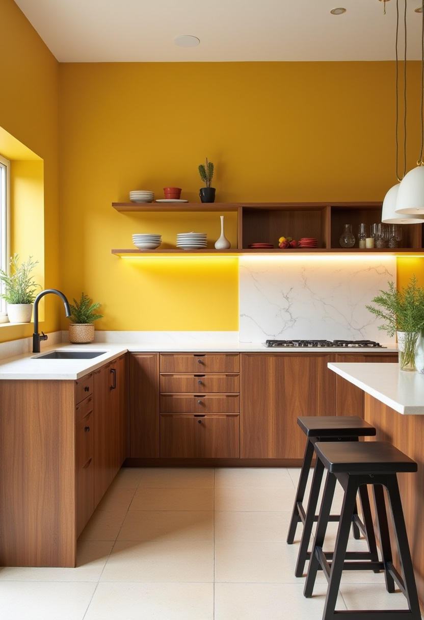 Yellow Kitchen Walls 8