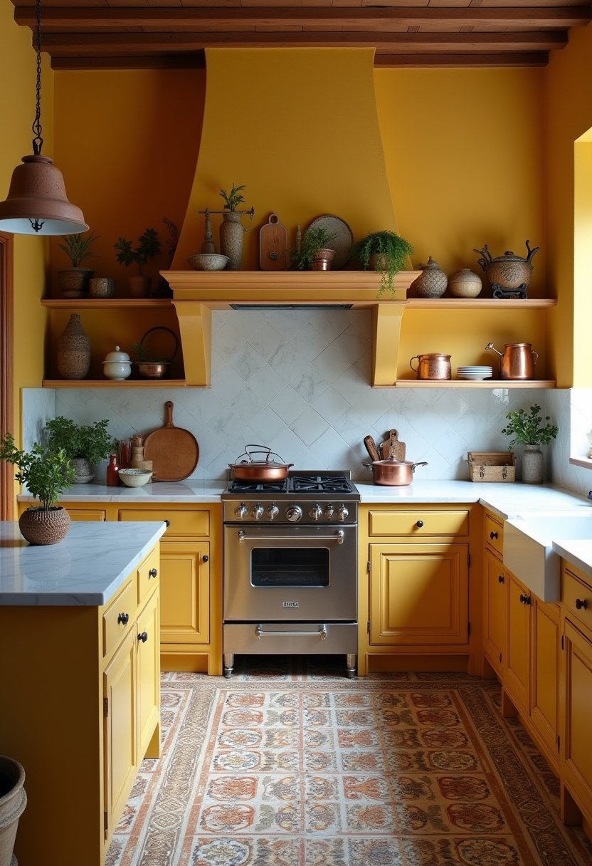 Yellow Kitchen Walls 9